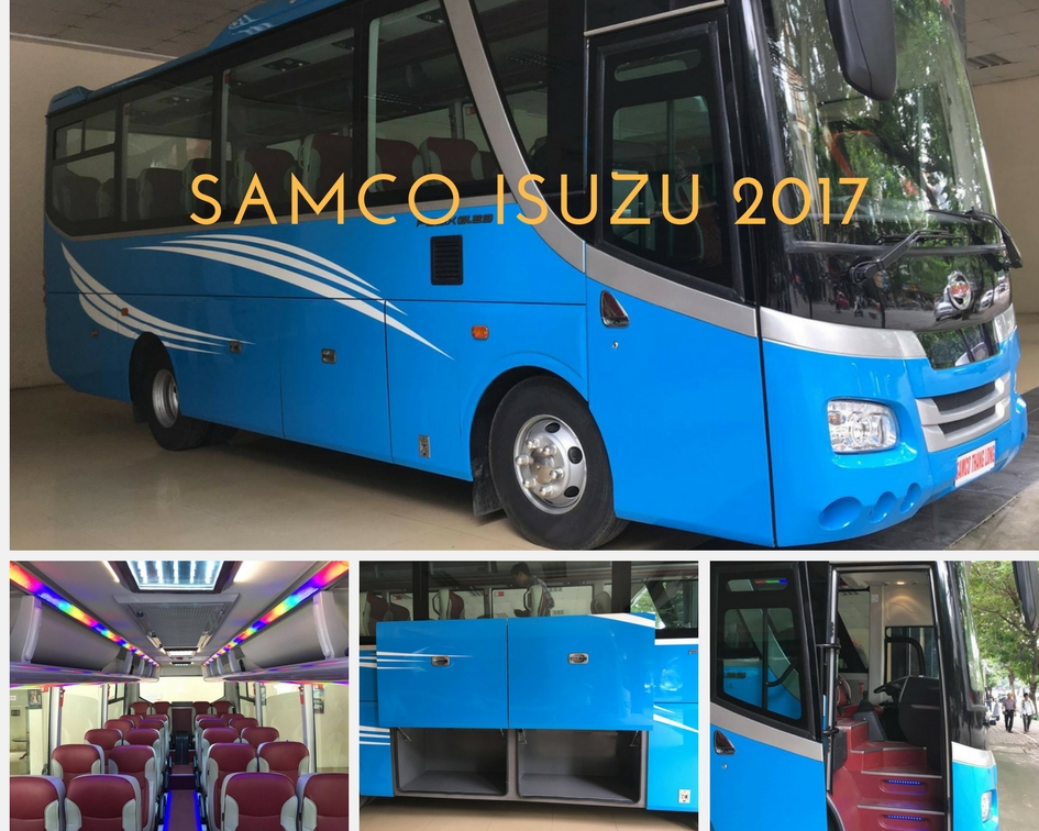 Những nét mới của dòng xe 29, 34 chỗ Samco Isuzu 2017