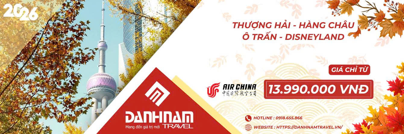 THƯỢNG HẢI - HÀNG CHÂU - Ô TRẤN DISNEYLAND