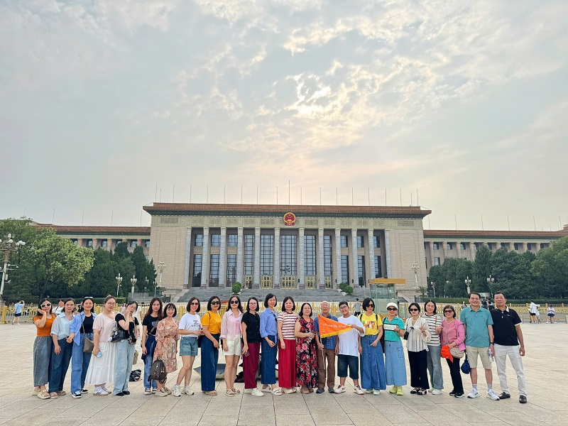 Hình ảnh đoàn Bắc Kinh Thượng Hải khởi hành ngày 8/7/2025