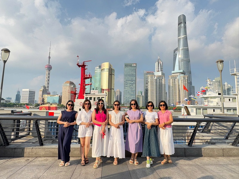 Hình ảnh đoàn Bắc Kinh Thượng Hải khởi hành ngày 8/7/2025