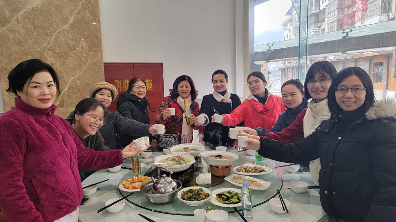 Hình ảnh đoàn Phượng Hoàng Cổ Trấn bay thẳng VJ ngày 05/03/2025
