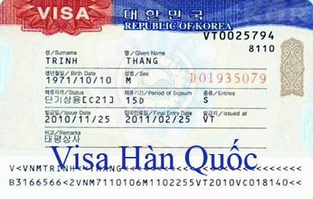 Thủ tục xin visa du lịch Hàn Quốc