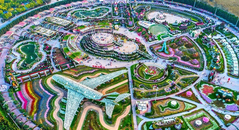 DU LỊCH DUBAI KHÁM PHÁ MIRACLE GARDEN